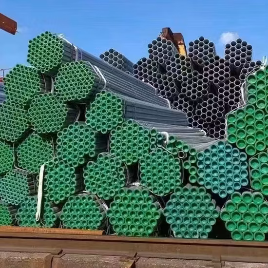 China Wholesale Hiding Gas Pipes Hot Dipped Threaded Process Seamless Gi Q195 Q235B Zinc Coating Z275 Z100 Galvanised Tube Galvanized Rectangular Steel Pipe