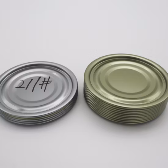 211# Eoe d'extrémité de fer blanc pour l'emballage de boîte de conserve Eoe entier facile à ouvrir