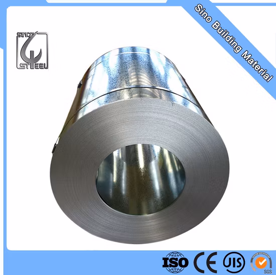 Acier inoxydable /Bande d'acier galvanisé/bobine /peint en couleur/revêtu de zinc/laminé à chaud/laminé à froid/ paillette ordinaire/bobine d'acier par trempage à chaud SGCC Dx51d Dx52D Dx53D